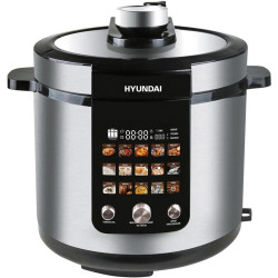 Мультиварка-скороварка Hyundai HYMC-2402 6л 1200Вт серебристый/черный
