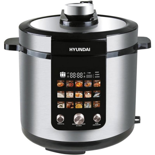 Мультиварка-скороварка Hyundai HYMC-2402 6л 1200Вт серебристый/черный