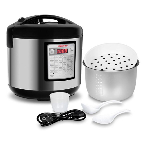 Мультиварка Starwind SMC4201 5л 700Вт серебристый/черный