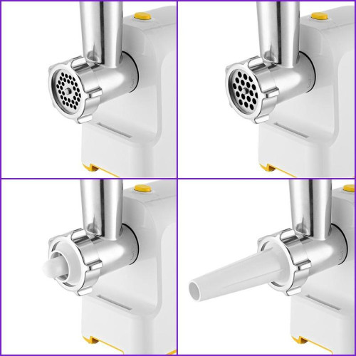 Мясорубка Kitfort КТ-2113-2 1000Вт белый/желтый