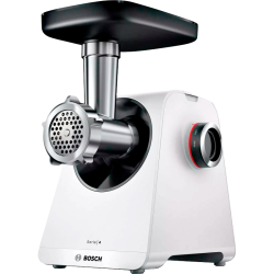 Мясорубка Bosch MFWS420W Мясорубка Bosch, мощность 1900 Вт, цвет белый
