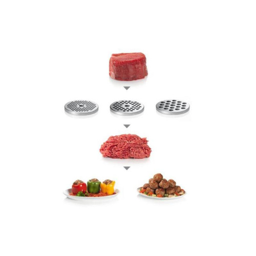 Мясорубка Bosch ProPower MFW68680 2200Вт черный/серый