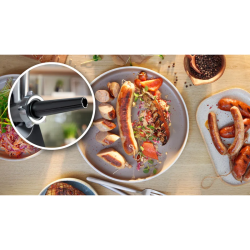 Мясорубка Bosch MFWS440B Мясорубка Bosch, мощность 1900 Вт, цвет черный