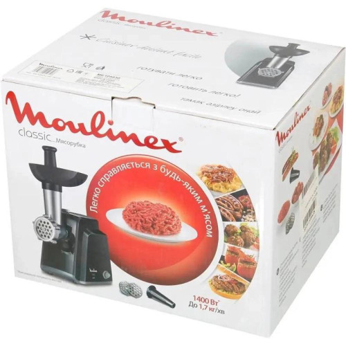 Мясорубка Moulinex ME105830 1400Вт черный