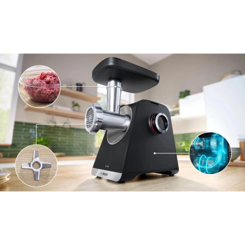 Мясорубка Bosch MFWS640B 2100Вт черный