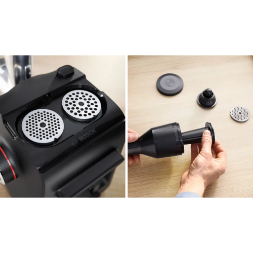 Мясорубка Bosch MFWS440B Мясорубка Bosch, мощность 1900 Вт, цвет черный