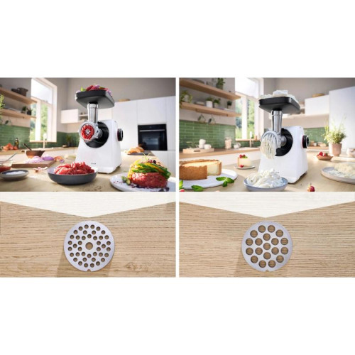 Мясорубка Bosch MFWS607W 2100Вт белый