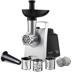 Мясорубка Moulinex ME108832 1400Вт черный/серебристый