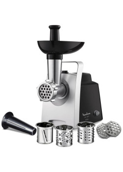 Мясорубка Moulinex ME108832 1400Вт черный/серебристый