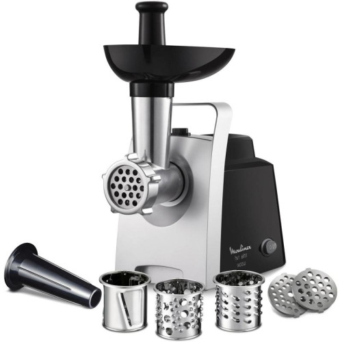 Мясорубка Moulinex ME108832 1400Вт черный/серебристый