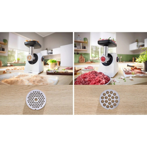 Мясорубка Bosch MFWS420W Мясорубка Bosch, мощность 1900 Вт, цвет белый