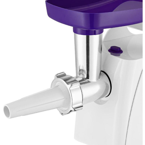 Мясорубка Kitfort КТ-2112-1 1300Вт белый/синий