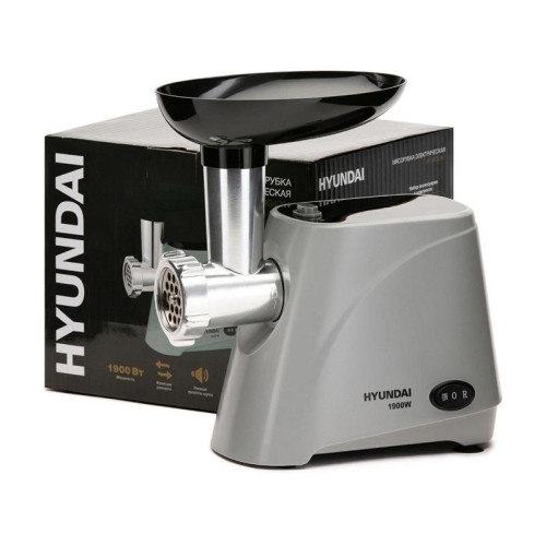 Мясорубка Hyundai HY-MG4391 1900Вт серый/черный