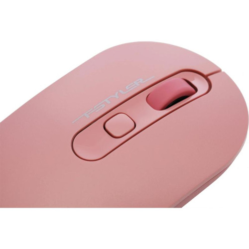 Мышь A4Tech Fstyler FG20 розовый оптическая 2000dpi беспров. USB для ноутбука 4but (FG20 PINK)