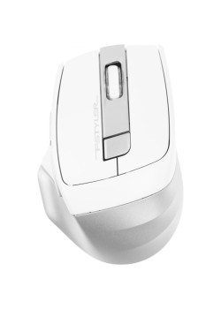 Мышь A4Tech Fstyler FB35 белый/серый оптическая 2000dpi беспров. BT/Radio USB для ноутбука 6but (FB35 ICY WHITE)