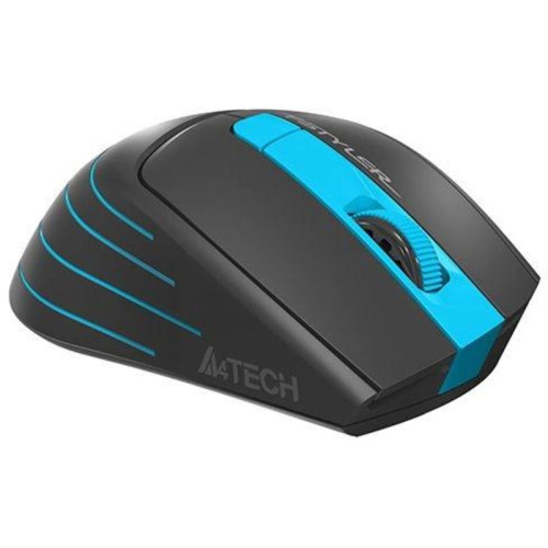 Мышь A4Tech Fstyler FG30 серый/синий оптическая 2000dpi беспров. USB 6but (FG30 BLUE) Мышь A4Tech Fstyler FG30 серый/синий оптическая 2000dpi беспров. USB 6but (FG30 BLUE)