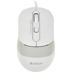 Мышь A4Tech Fstyler FM10 белый/серый оптическая 1600dpi USB 4but (FM10 WHITE)