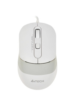 Мышь A4Tech Fstyler FM10 белый/серый оптическая 1600dpi USB 4but (FM10 WHITE)
