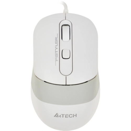 Мышь A4Tech Fstyler FM10 белый/серый оптическая 1600dpi USB 4but (FM10 WHITE)