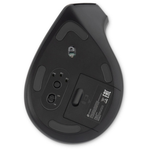 Мышь Oklick 991MW серый оптическая 2400dpi silent беспров. BT/Radio USB для ноутбука 7but (1885263)