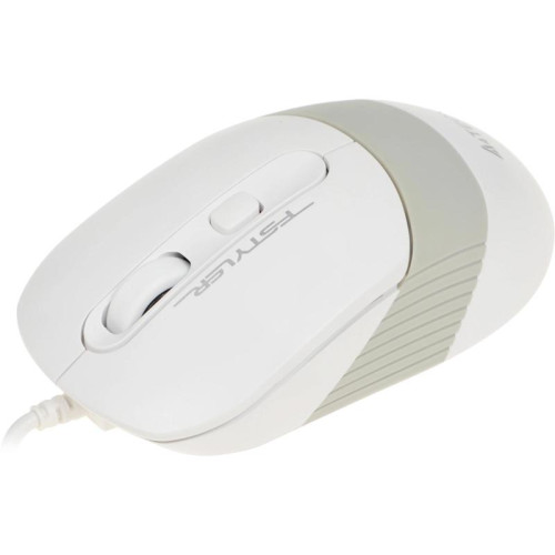 Мышь A4Tech Fstyler FM10 белый/серый оптическая 1600dpi USB 4but (FM10 WHITE)