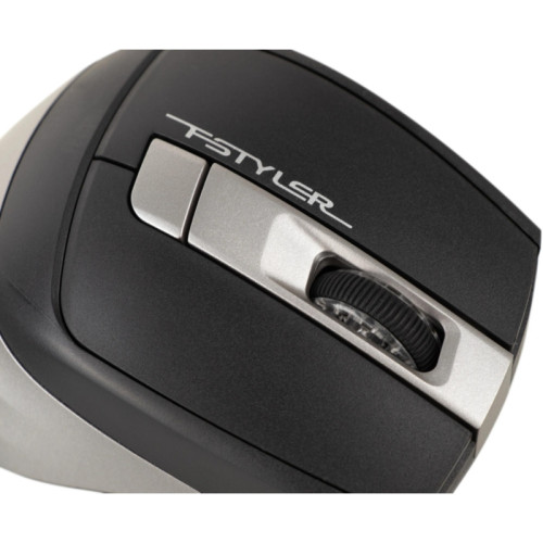 Мышь A4Tech Fstyler FB35 серый оптическая 2000dpi беспров. BT/Radio USB для ноутбука 6but (FB35 SMOKY GREY)