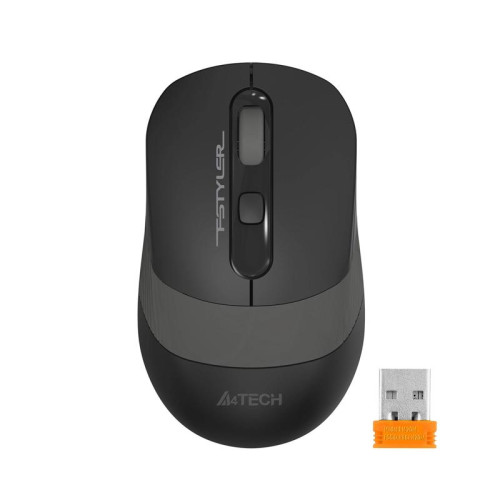 Мышь A4TECH Fstyler FG10S беспроводная оптическая, черный и серый, 2000dpi, USB