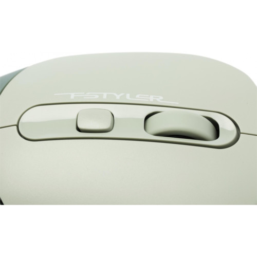 Мышь A4Tech Fstyler FB10C зеленый оптическая 2000dpi беспров. BT/Radio USB 4but (FB10C MATCHA GREEN)