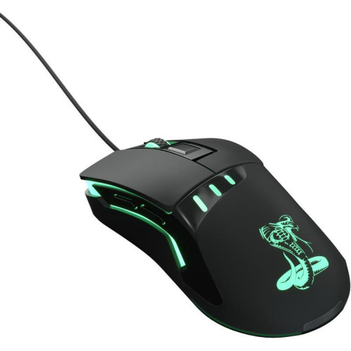 Мышь Oklick 865G Snake черный оптическая 2400dpi USB для ноутбука 6but (368643)