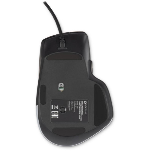 Мышь Oklick 503M черный оптическая 6400dpi silent USB для ноутбука 6but (1885417)