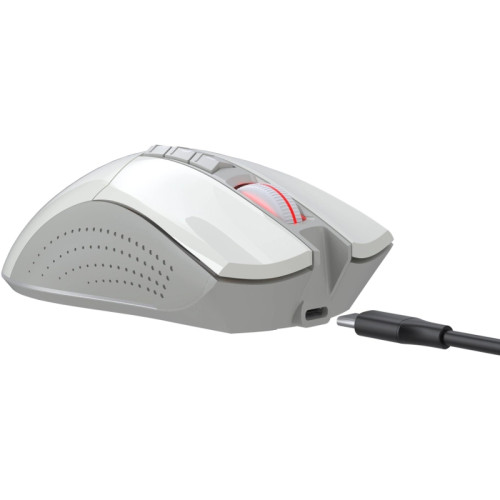 Мышь A4Tech Bloody R90 Plus белый оптическая 5000dpi беспров. USB 7but (R90 PLUS GREUISH WHITE)