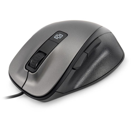 Мышь Oklick 504M черный/серый оптическая 3600dpi silent USB 6but (2004741)
