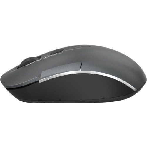 Мышь A4Tech Fstyler FB26CS Air2 серый/черный оптическая 2000dpi silent беспров. BT/Radio USB для ноутбука 4but (FB26CS AIR2 SMOKY GREY)