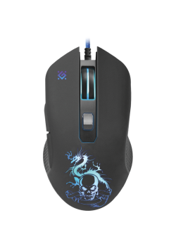 Defender Проводная игровая мышь Sky Dragon GM-090L оптика,6кнопок,800-3200dpi