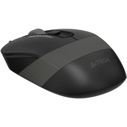 Мышь A4Tech Fstyler FM10ST серый/черный оптическая 1600dpi silent USB для ноутбука 3but (FM10ST GREY)