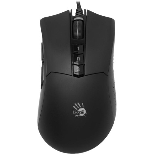 Мышь A4Tech Bloody P90s черный оптическая 8000dpi USB 7but (P90S STONE BLACK)