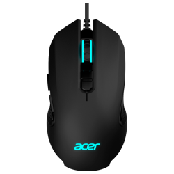 Мышь игровая компьютерная/ Проводная игровая мышь ACER OMW160 Wired USB Gaming Mouse (6400dpi) RGB (8but) black