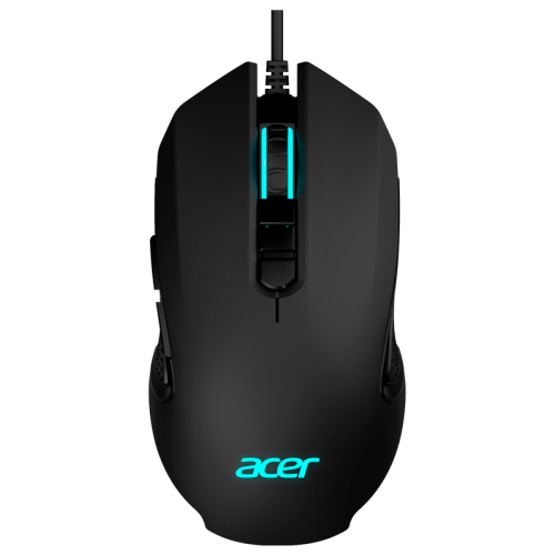Мышь игровая компьютерная/ Проводная игровая мышь ACER OMW160 Wired USB Gaming Mouse (6400dpi) RGB (8but) black