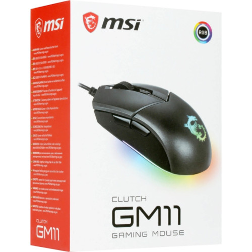 Мышка USB OPTICAL GAMING CLUTCH GM11 MSI Мышка USB OPTICAL GAMING CLUTCH GM11 MSI