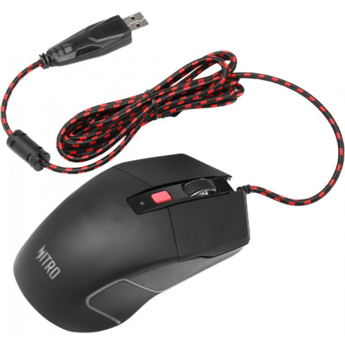 Мышь Acer Nitro OMW301 черный оптическая 7200dpi USB 6but (ZL.MCECC.024)