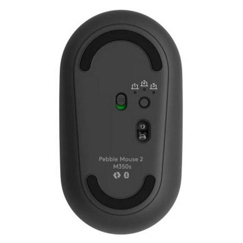 Мышь Logitech Pebble 2 M350S графитовый оптическая 4000dpi silent беспров. BT для ноутбука 2but (910-006988)