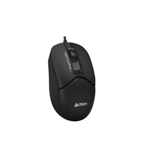 Мышь A4Tech Fstyler FM12S черный оптич. 1200dpi silent USB 3but (FM12S BLACK)
