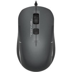 Мышь A4Tech Fstyler FM26S серый/черный оптическая 1600dpi silent USB для ноутбука 4but (FM26S USB (SMOKY GREY))