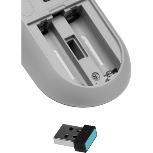 Мышь A4Tech Fstyler FG20S белый/серый оптическая 2000dpi silent беспров. USB для ноутбука 3but (FG20S USB WHITE)