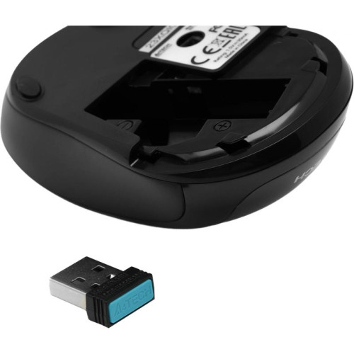 Мышь A4Tech G3-280N серый оптическая 1200dpi беспров. USB для ноутбука 3but