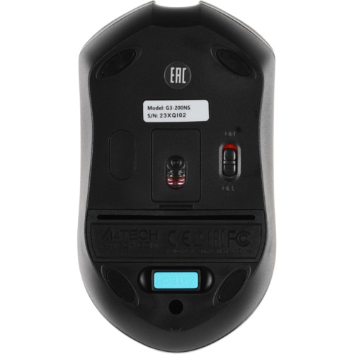 Мышь A4Tech V-Track G3-200NS черный оптическая 1200dpi беспров. USB 3but Мышь A4Tech V-Track G3-200NS черный оптическая 1200dpi беспров. USB 3but