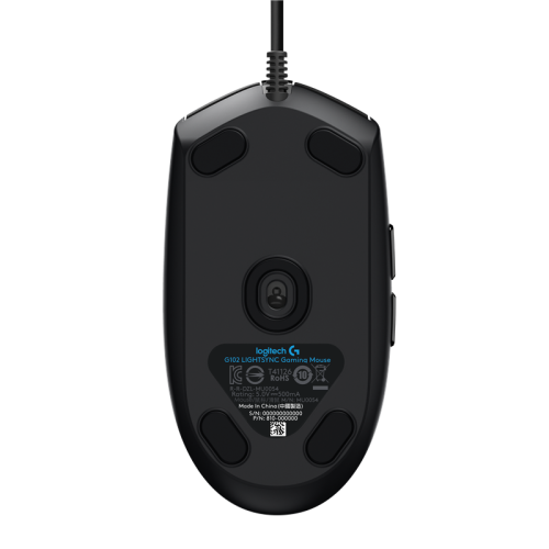 Мышь/ Logitech Mouse G102 LIGHTSYNC  Gaming Black Retail