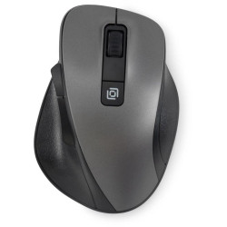 Мышь Oklick 504MW черный/серый оптическая 1600dpi silent беспров. USB 6but (2004736)