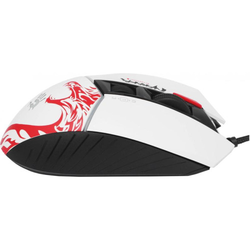 Мышь A4Tech Bloody W95 Max Naraka белый/рисунок оптическая 12000dpi USB 6but