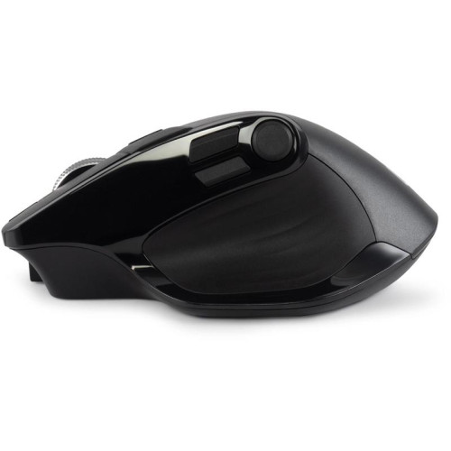 Мышь Oklick 502MW черный оптическая 2400dpi silent беспров. BT/Radio USB для ноутбука 9but (1978678)